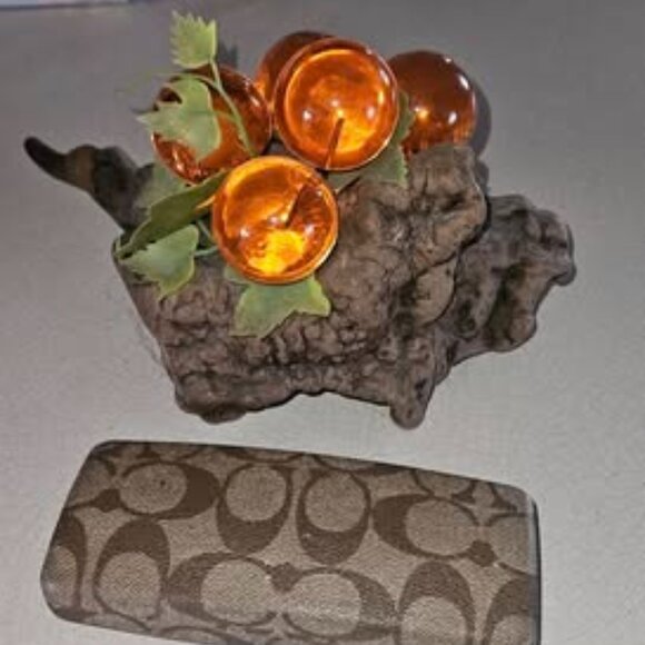 mid-century modern orange lucite grape cluster - Picture 3 of 3